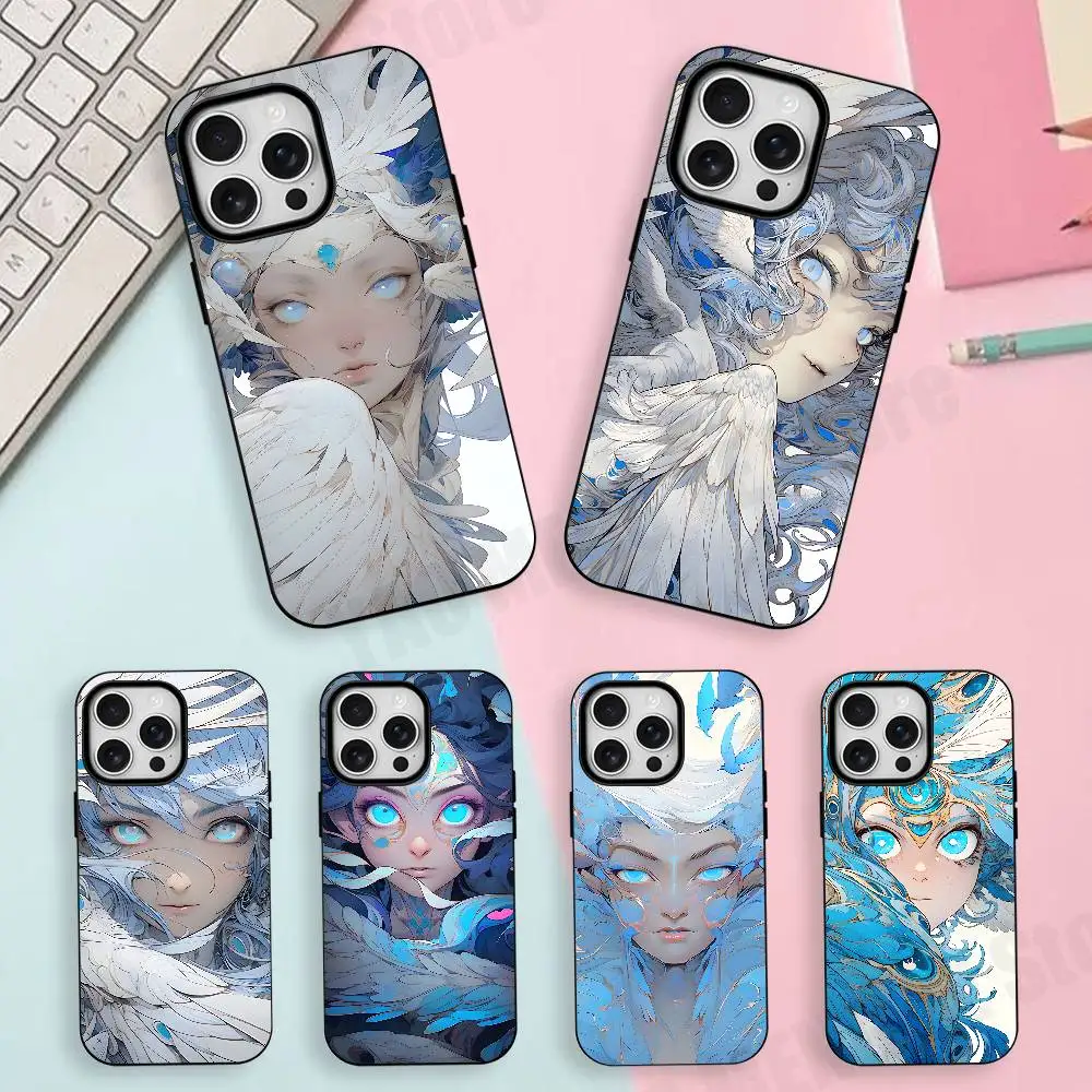 

Blue Eyed Banshee For Iphone 17,16,15,14,13,12,11 Pro Mini Max XS Case Frosted Magnetic Cover For Shockproof Bumper Funda