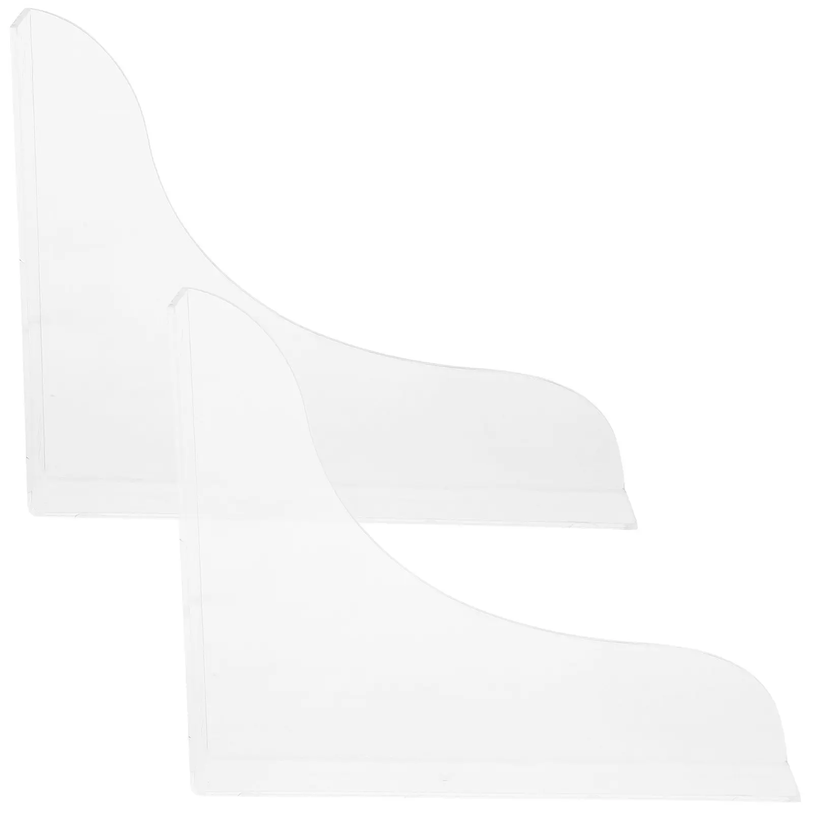 

2Pcs Thickened Acrylic Shower Splash Guard Bathtub Corner Water Barrier Splash Blocker for Bathroom Sink Floor Protection