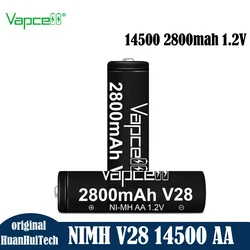 2-20pcs Original Vapcell Ni-Mh V28 AA 2800mAh Rechargeable battery cylindrical cell for toy camera flashlight