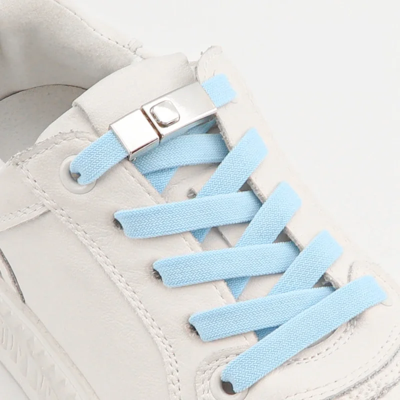 1 Paar flache Schnürsenkel ohne Binden, elastische Schnürsenkel für Turnschuhe, praktisch, schnell, ohne Binden, Schuhe, Spitze, Gummibänder, Unisex