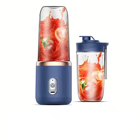 Double Cup Multifunction Usb Fruit Mixers Juicers Portable Electric Juicer Blender Fruit Juicer Cup Food Milkshake Juice Maker