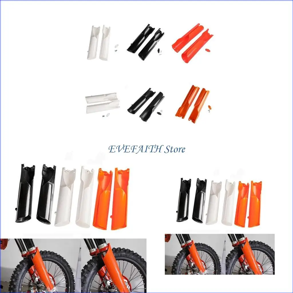 

124B 2pcs Motorcycle Front Fork Protective Plate Guard Cover High Grade ABS Construction Enhanced Stability For KEWS K16/K23