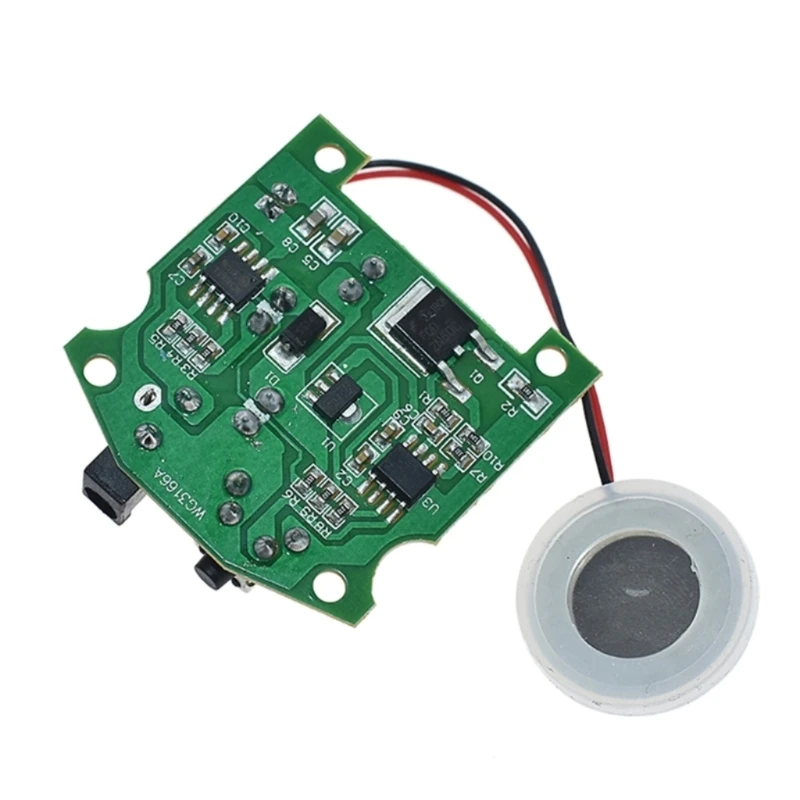 USB Ceramic Atomizer Transducer DC3.7-12V D20mm 113KHz Ultrasonic Humidifier Maker Circuit Board Atomization Maker