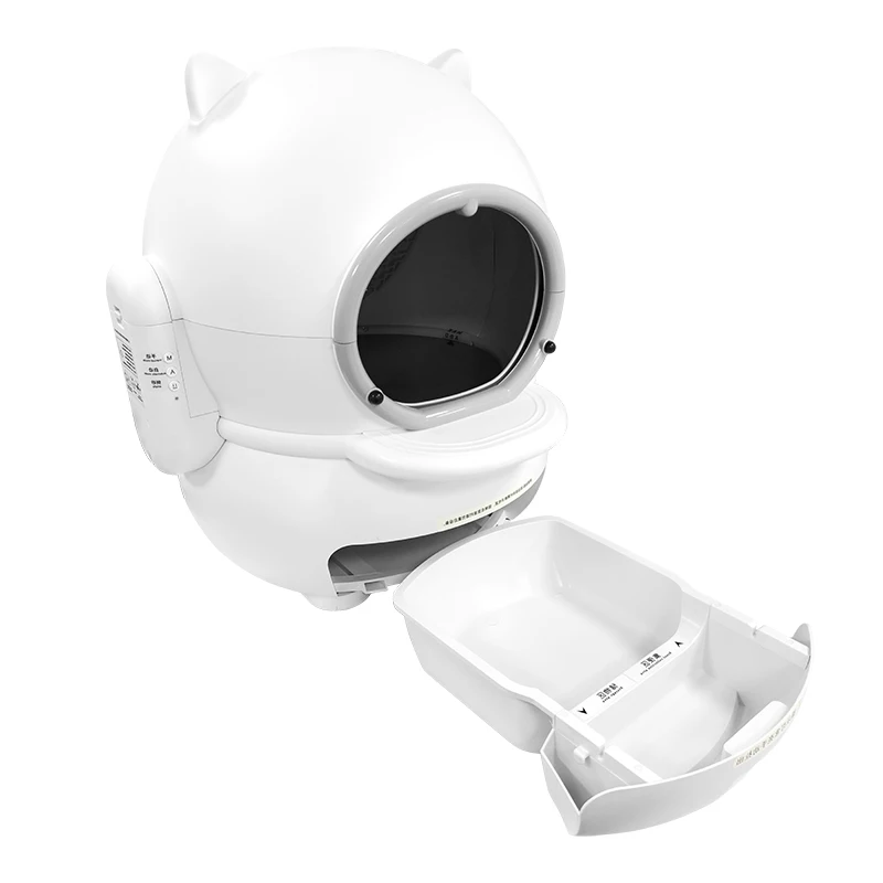 Hot sale smart Cat  box multifunction anti-pinch automatic self-cleaning cat toilet