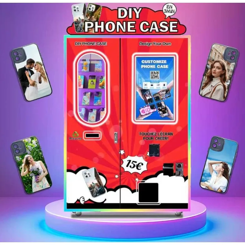 Factory Direct Touch Screen Self-Service Vending Machine for Automatic Custom Phone Case Printing Public Service Equipment