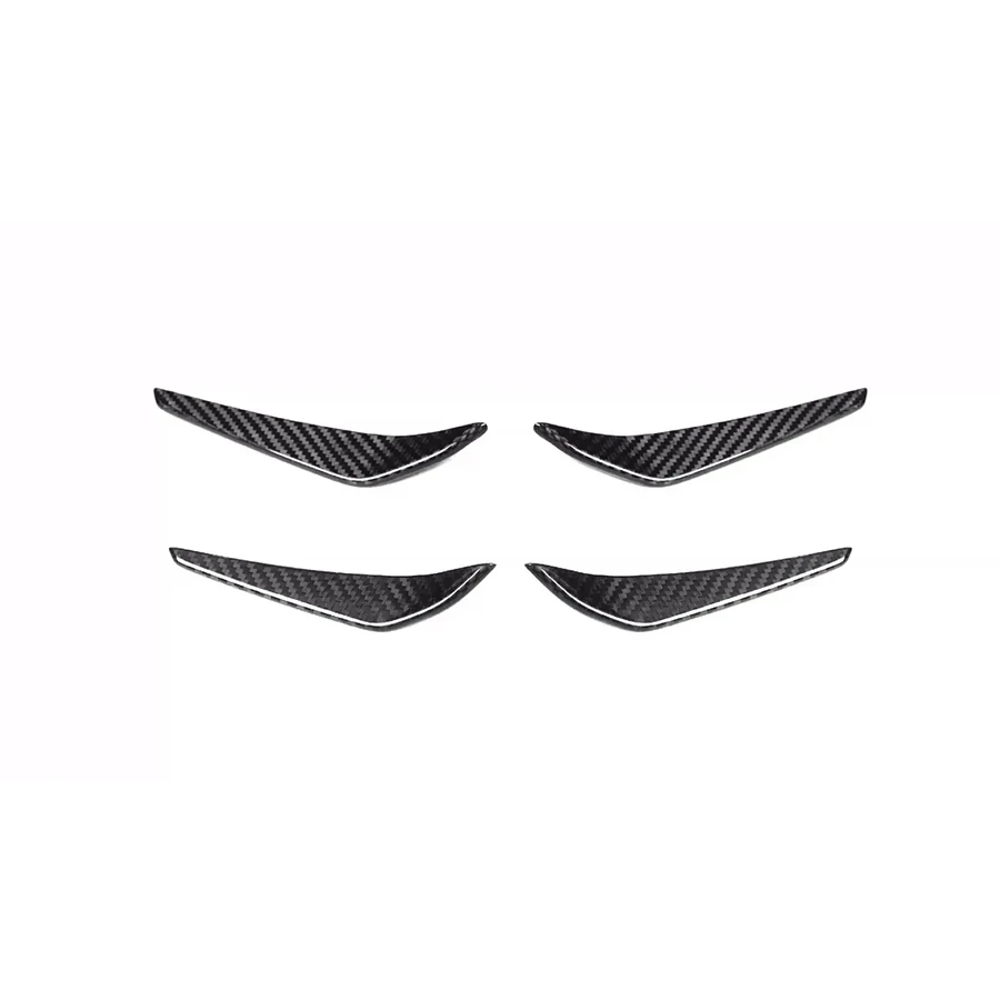 For BMW G80 M3 G82 G83 M4 MP Style Carbon Fiber Wind knife Car Front Bumper Splitter Spoiler Canard Air Knife Surround Trim