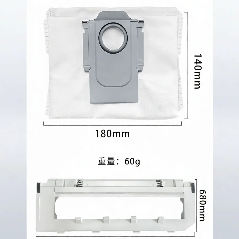 Essential Parts For Roborock S7 MaxV Ultra G10S Pro Vacuum Cleaner Replacement Main Brush Side Brush HEPA Filter Mop Cloth