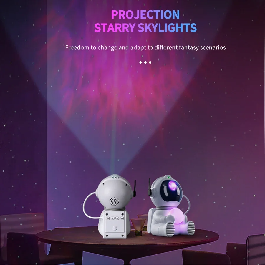 Astronaut Galaxy Projector Night Light Starry Sky Star USB Led Bedroom Decoration Night Lamp Remote Control Child Birthday Gift