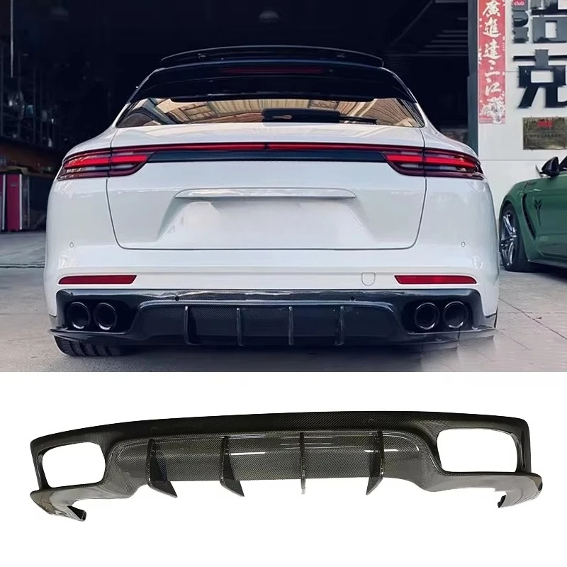 

STLF Panameras 971 Carbon Fiber Rear Diffuser Spoiler Body Kit for Porsches Panameras 2017-2022