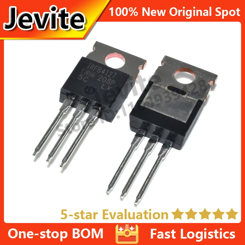 Jevite 100% New Original electronics Controller IRFB4127 IRFB4127PBF 200V 76A TO-220 MOSFET Transistor