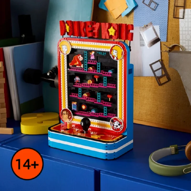 Retro Gaming Lego - Nieuwe aanwinst 1371-delige model arcade flipperkast