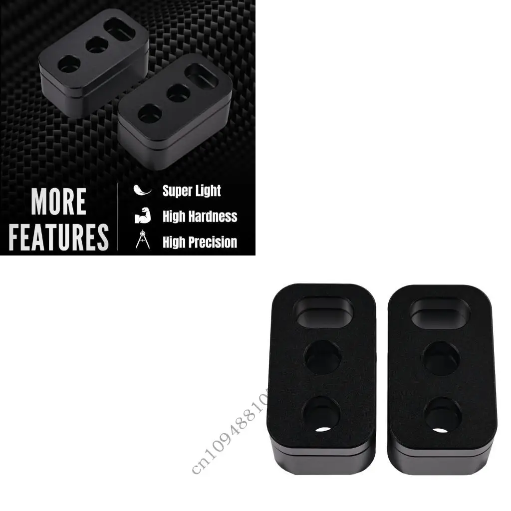 Front Mounting Spacer Set with Aluminum Blocks and Bolts