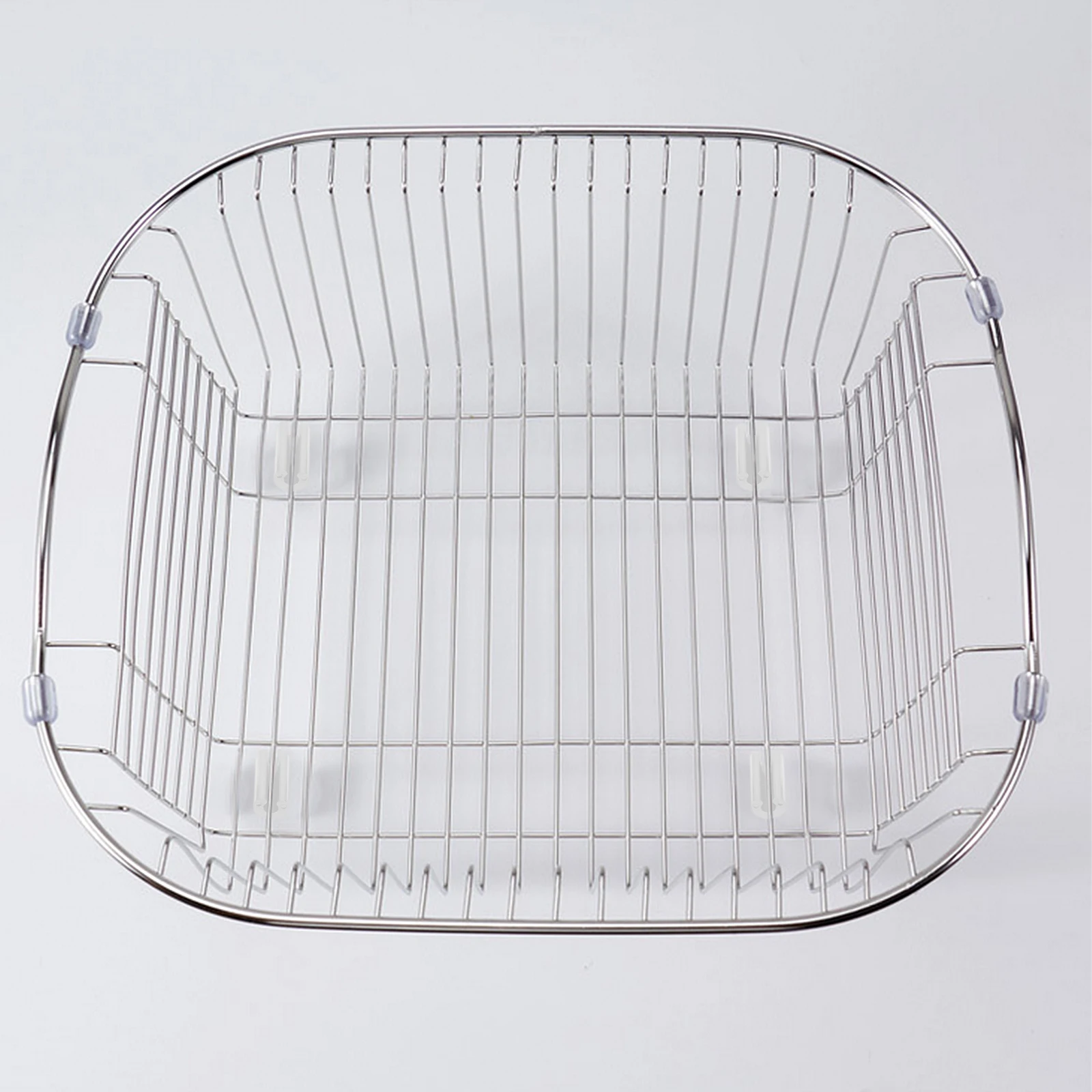 

100pcs Sink Grid Protector Non-slip Plastic Feet Durable Wire Rack Guard Anti-friction Bumpers Kitchen Drain Board Grid Sink