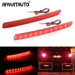 2PCS RED LED Rear Bumper Reflector Light 7E0945105A,7E0945106A For VW T5 Transporter/Caravelle/Multivan 2012 2013 2014 2015 2016