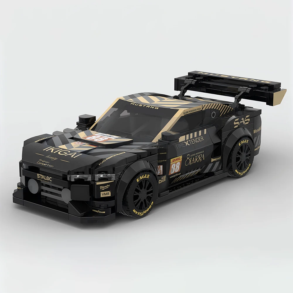 

374 шт. Скорость ​ ​ Конструкторы чемпионов MOC- 203893 Спа-Франкорчелампы, 6-часовая гоночная модель на выносливость, детская игрушка для мальчиков, подарок
