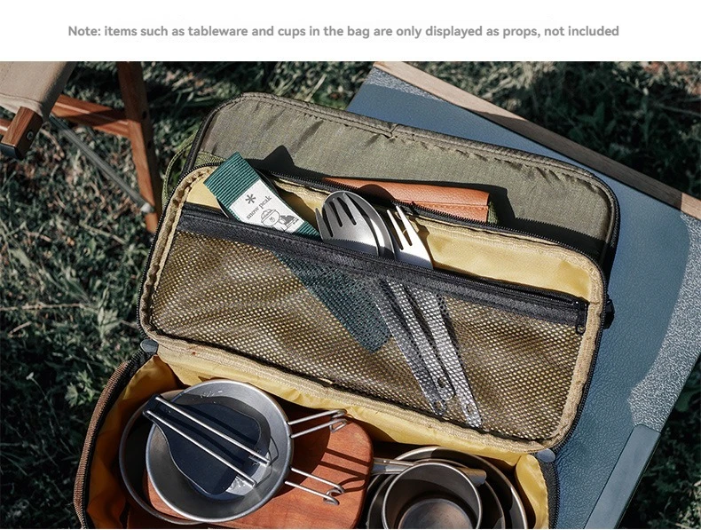 SUNDICK Aufbewahrungstasche für Geschirr, Aufbewahrungstasche für Gaskocher, Tasche für verschiedene Gegenstände, tragbare Sortiertasche – Detail 11
