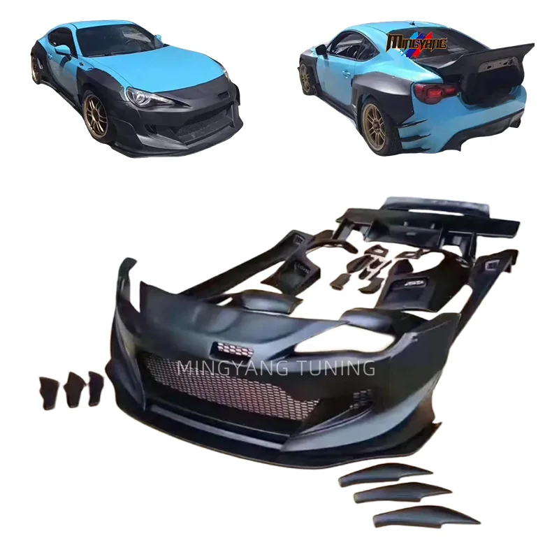 

Mingyang Tuned Rocket Rabbit 3 Body Kit for GT86 BRZ FRS BRZ Wide Body Kit, Perfectly Fitted