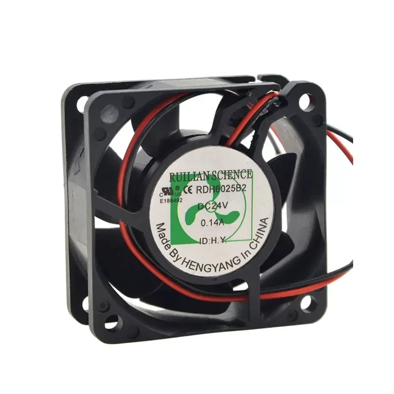 for RUILIAN SCIENCE 6025 RDH6025B2 24V 0.14A Original Inverter Cooling Fan