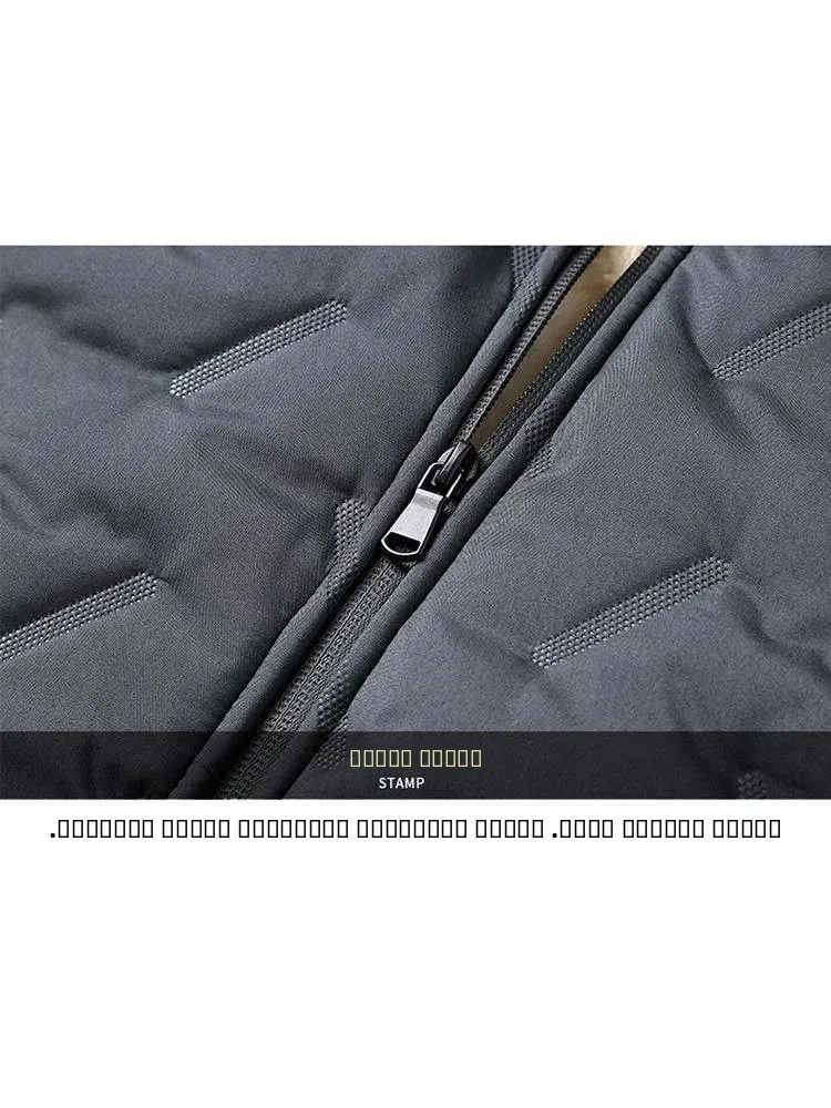 معطف شتوي مخملي للرجال من Thiened Fce مبطن كبير الحجم من القطن Jaet دافئ من لحم الضأن المخملي، كاجوال طويل Sve