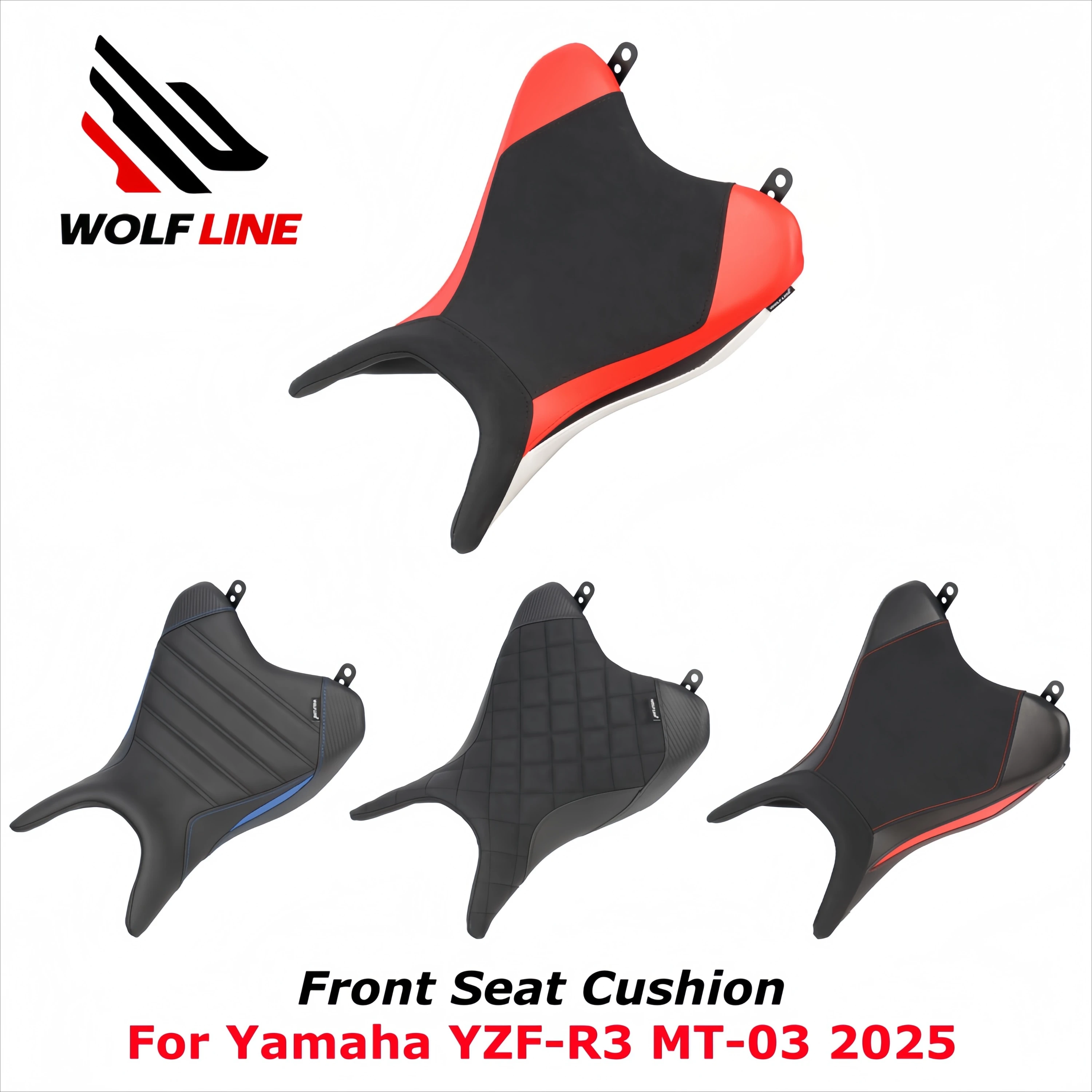 Переднее комфортное сиденье WOLFLINE для Yamaha YZF-R3 MT-03 2025: Подушка-сиденье для водителя MT 03 YZF R3, аксессуары