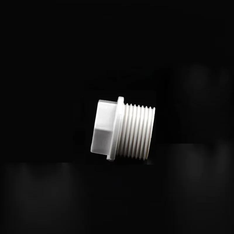 3-50PCS 1/2,3/4, 1Inch PVC Male Thread End Plug thread End Caps Garden Irrigation Fish Tank Aquarium Adapter PVC Pipe Fittings