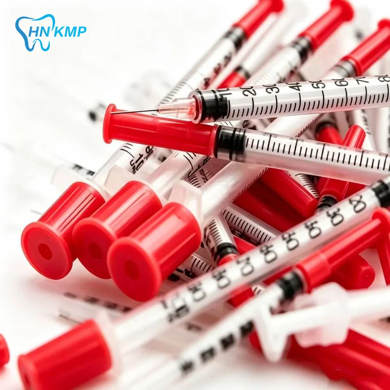 Disposable Insulin Injector Kit 40U Portable Small Liquid Dispensing Tools Consumable Supplies 1ml 30G 31G