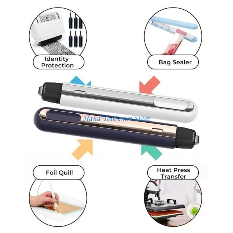 H37F Heat Transfer Pen With Adjustable Temperature Heat Press Pen For Fabric Paper Leather And Textiled Projects