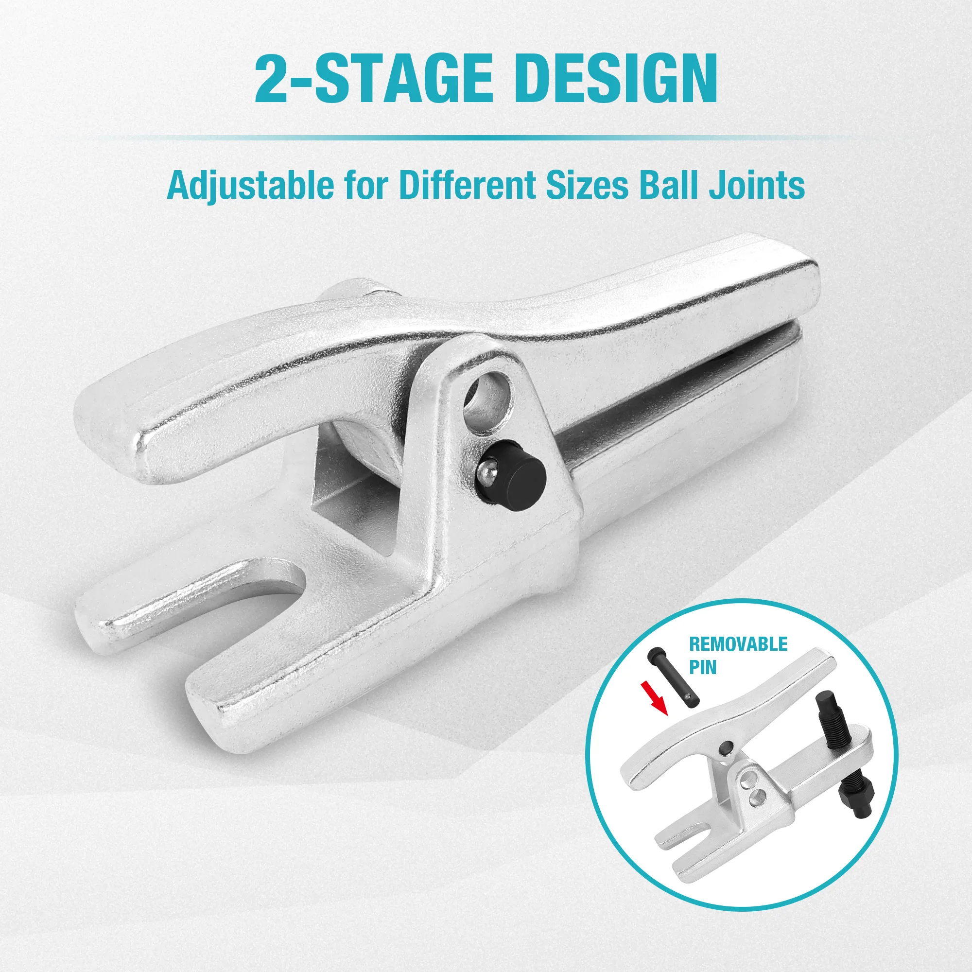 DURATECH Ball Joint Separator Universal Ball Joint Removal Tool Adjusts from 1-1/3\