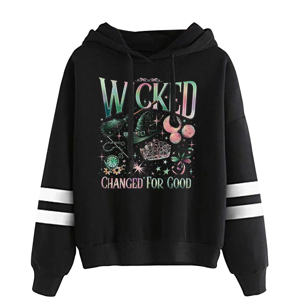 Wicked Changed For Good Vintage 90s Pullover Hoodie Fashion Merch Hoodie Pullover Sport Sweatshirt Streetwear Sweatshirt