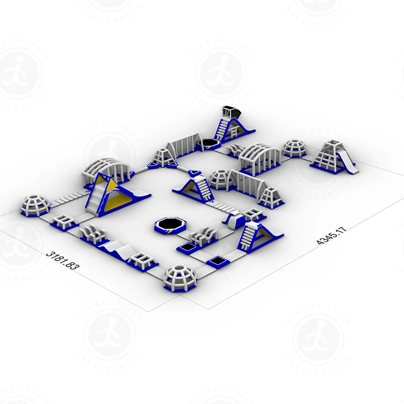 

New Design Commercial Inflatable Floating Water Park Customized Water Aquatics Park Resort Large Floating Island