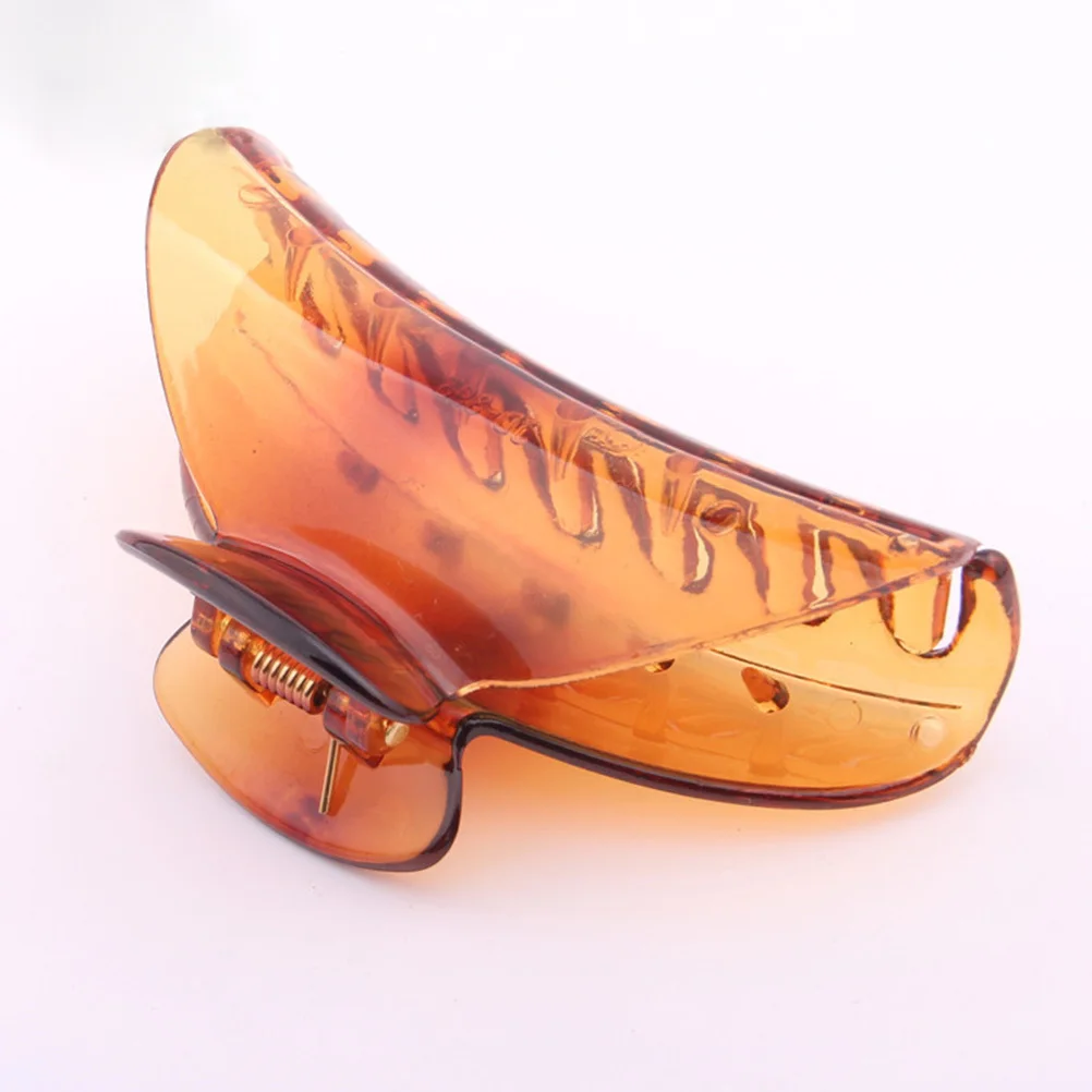 

4 шт. акриловые заколки для волос коричневые черепаховые гладкие ощущения хорошие аксессуары для укладки для ежедневного использования заколки для волос зажимы для девочек