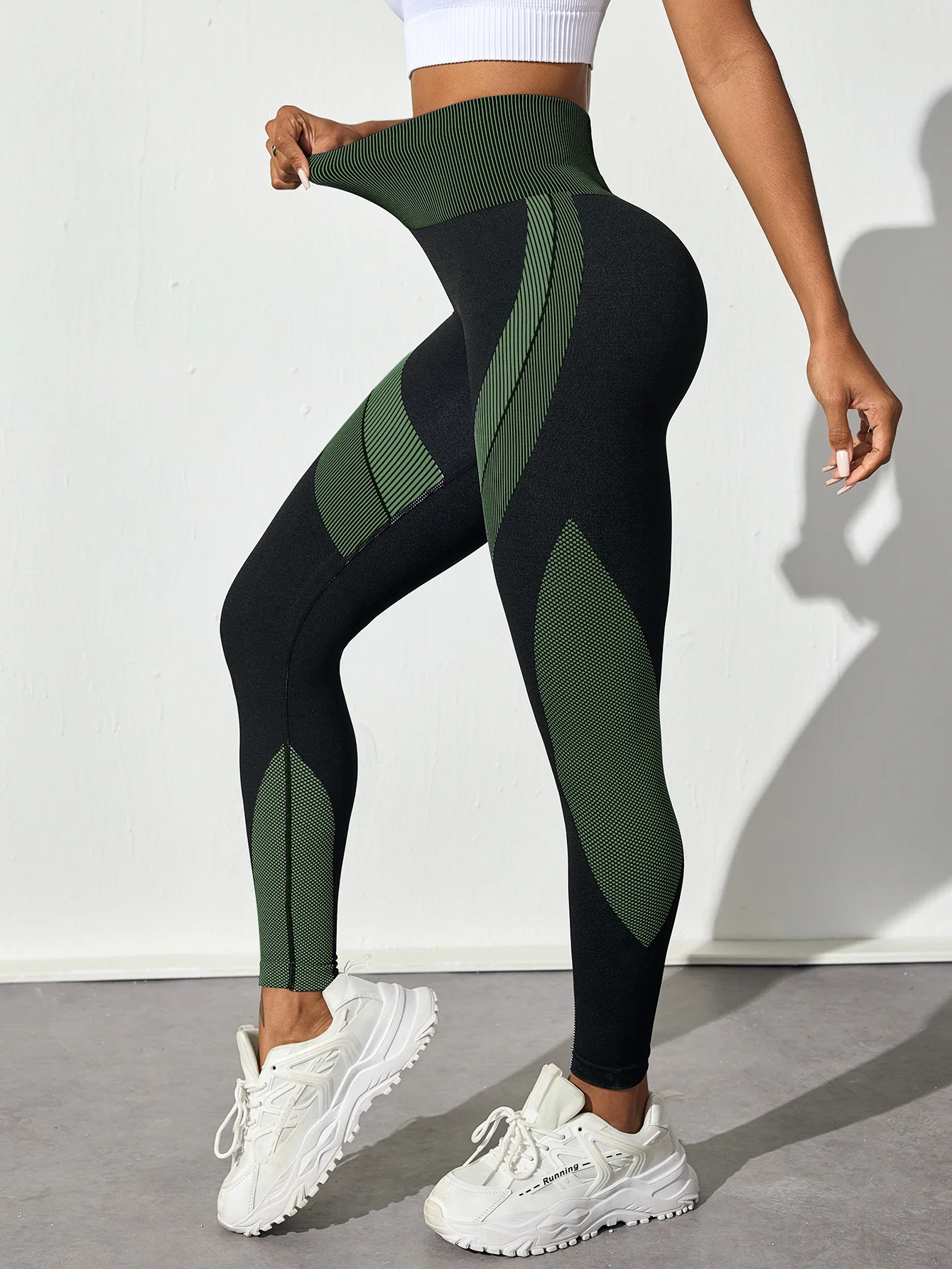 Women's Seamless Yoga Leggings Tummy Control High Waist Soft Stretchy Breathable Scrunch Butt Lifting Gym Workout Pants image 5