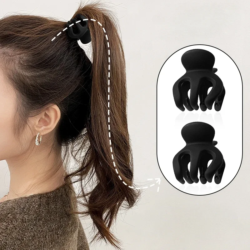 1-10pcs Korean Black Ponytail Fixed Artifact Hair Claw Fashion Cute Jewelry Hair Accessories for Women Girl Hair Accessories