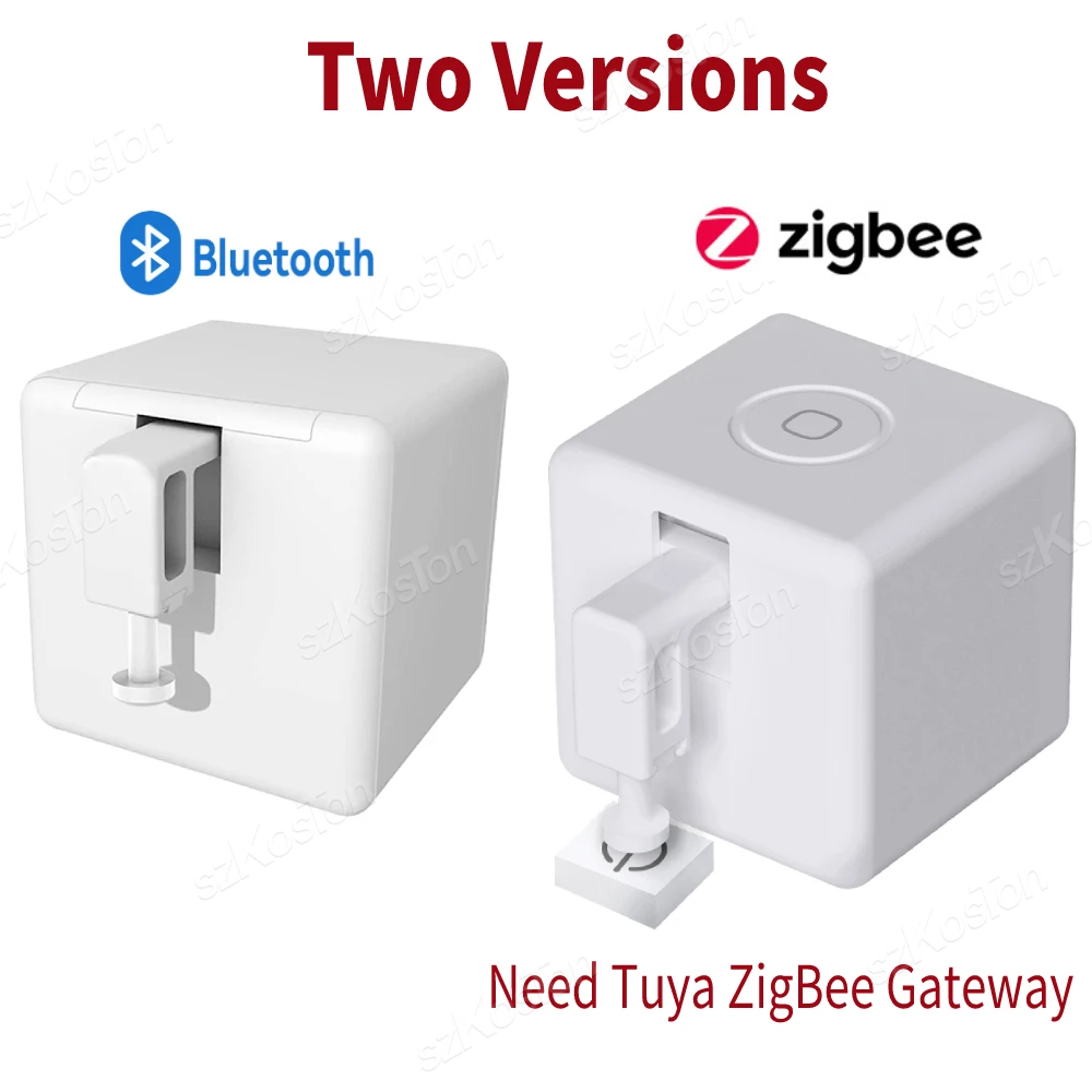 Tuya-Doigts Bluetooth Zigéquation Plus, bouton de commutation, poussoir, bras tactiles, application Smart Life, robot pour Alexa, Google Home Assistant