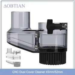 CNC Dust Shoe Spindle Brush 45/52mm Upgraded Dust Shoe for CNC Engraving Machine 3018 3020 Series Milling Machine