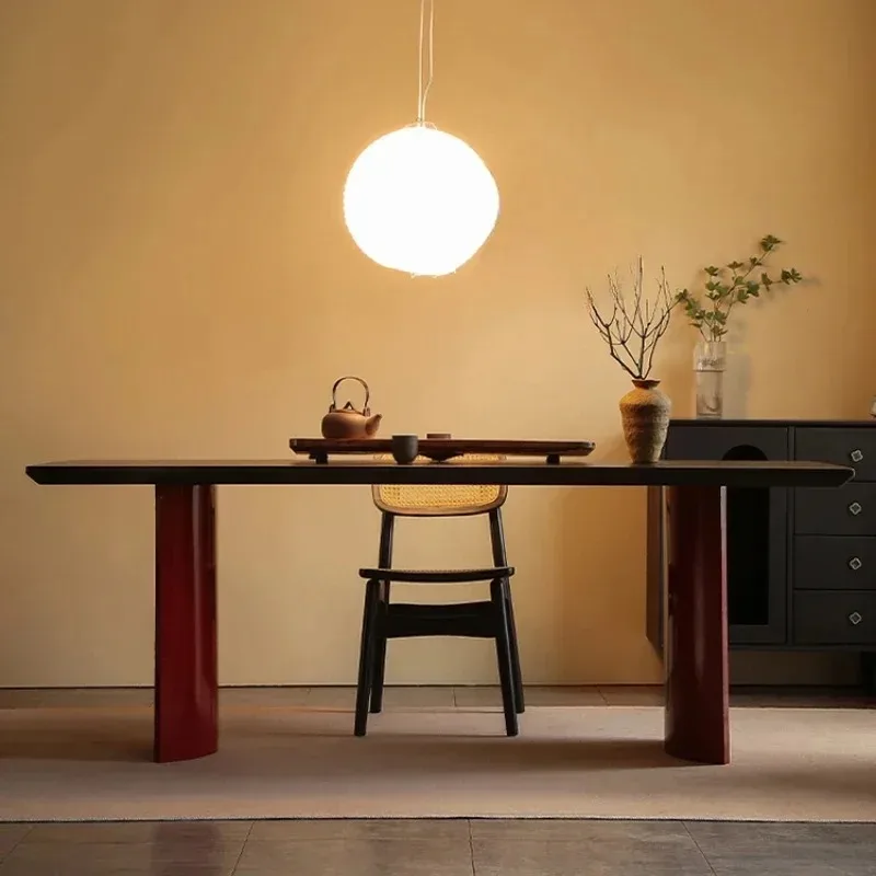 Party Modern Wood Dining Table Set Designer Elegant Office Workstations Dining Table Vintage Wooden Mesa De Jantar Furniture