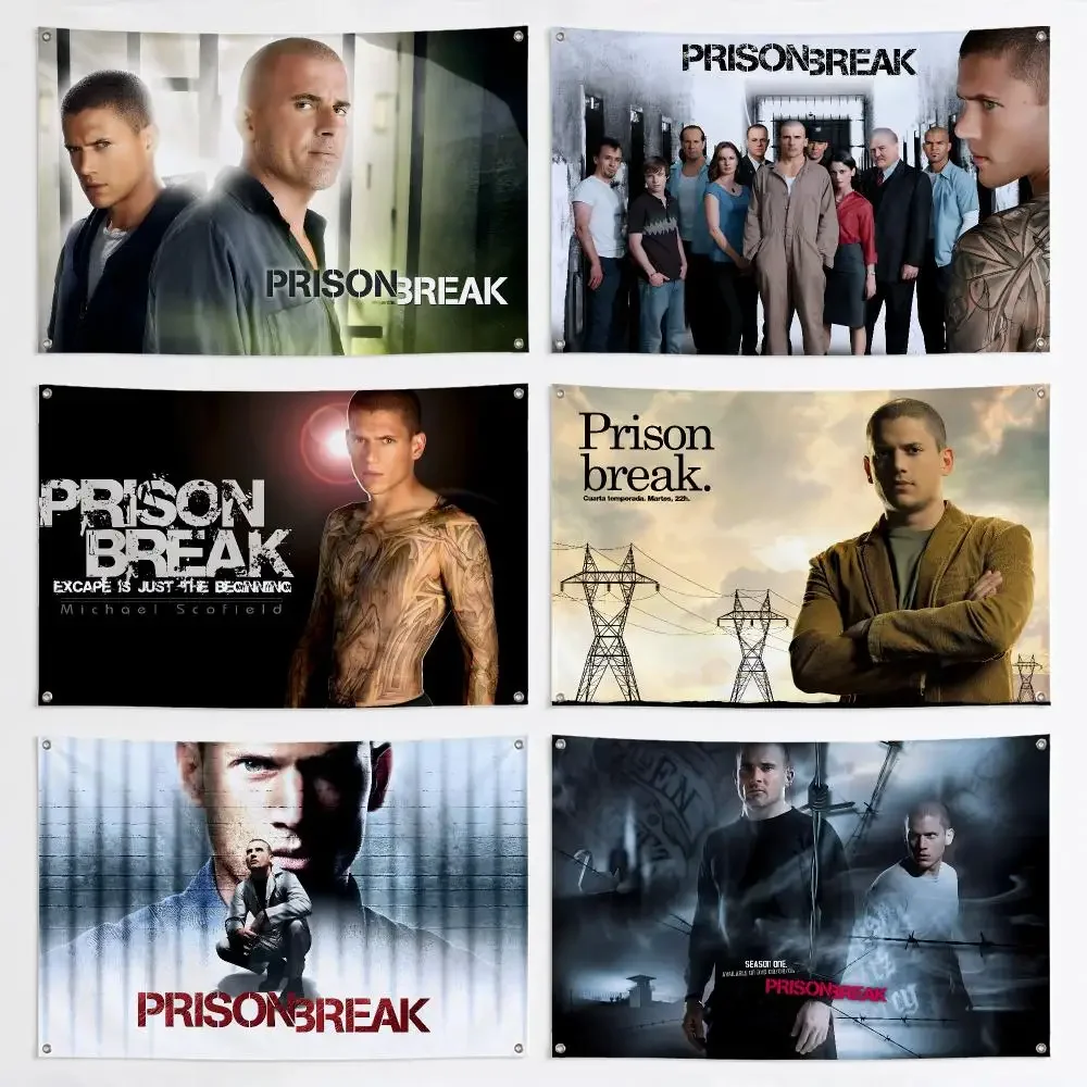 Prison Break Flags Aesthetic Wall Tapestry Printed Wall Hanging Living Room Party Outdoor Decor