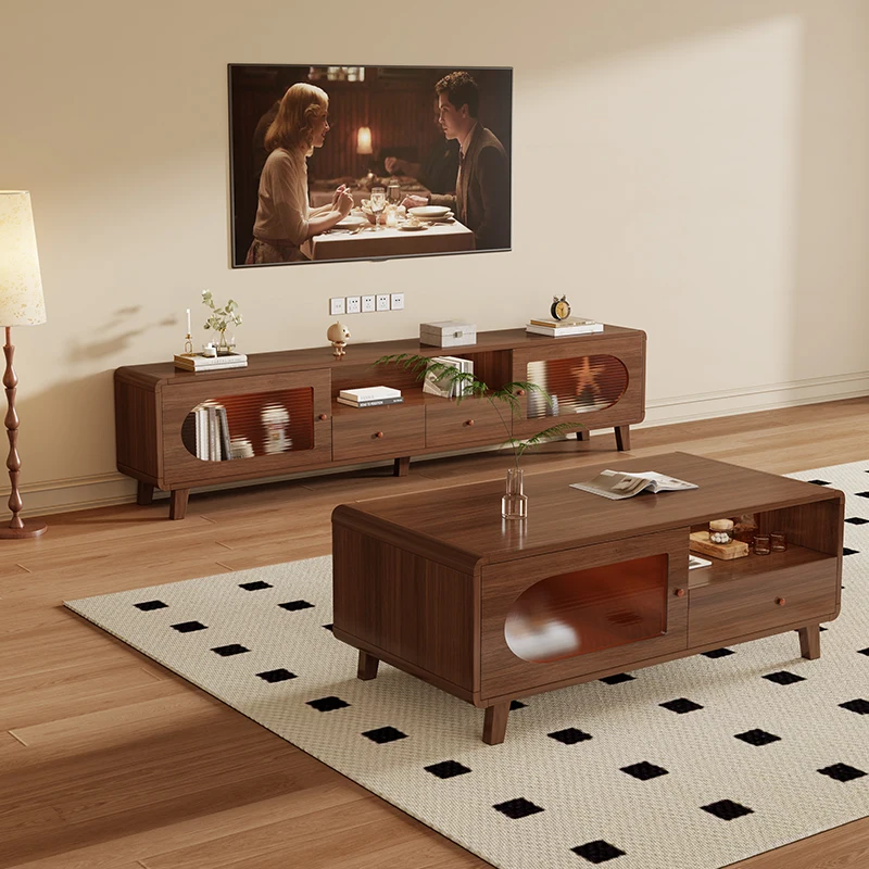 French Retro Tv Stand Cute Elegant Classic Storage Tv Stand Simple Rustic Meuble Télévision Salon Home Furniture For Living Room