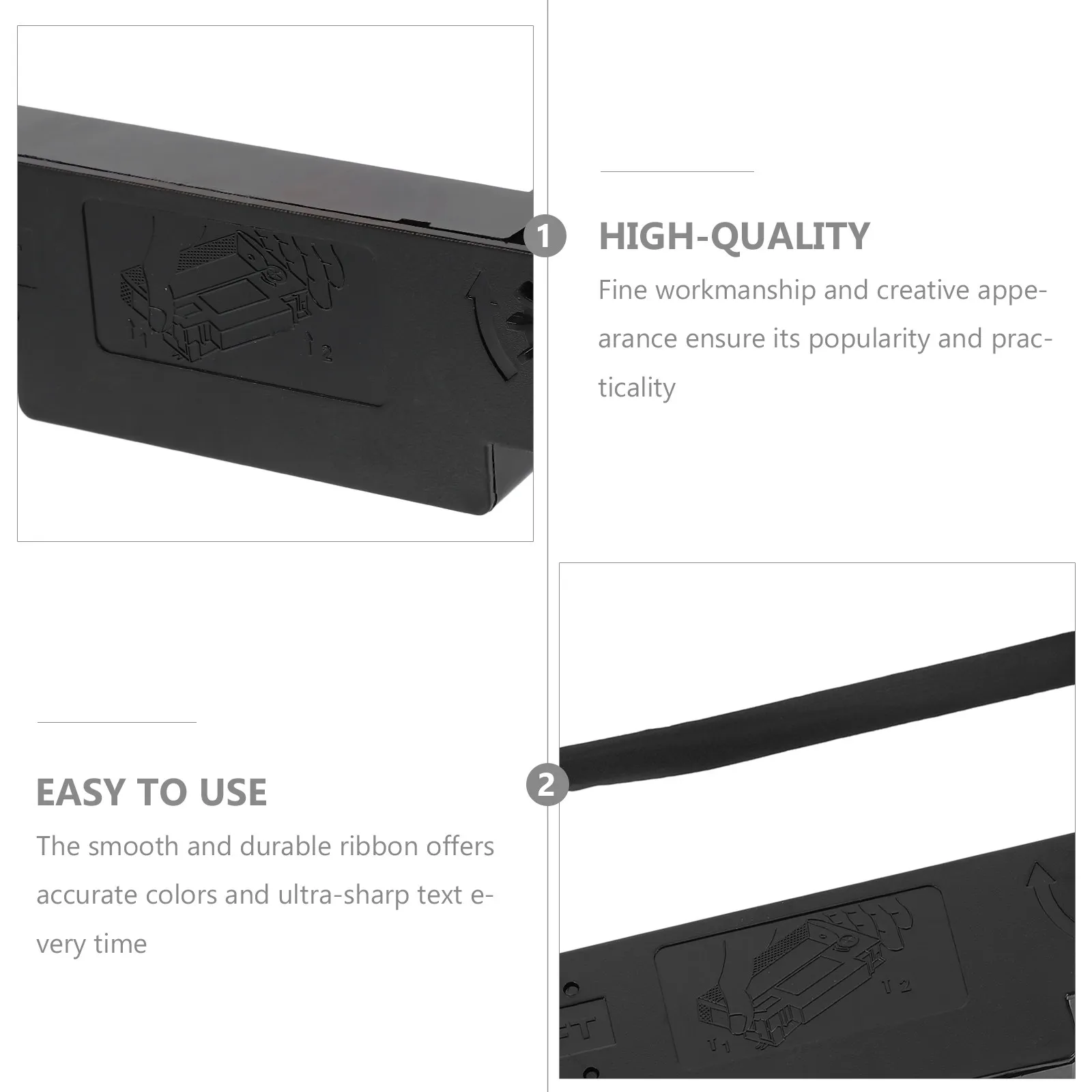 10Pcs Cash Register Ink Ribbon Replacement High Quality Printer Ribbon Smooth Nylon Receipt Invoice Print Ink Erc30 Black