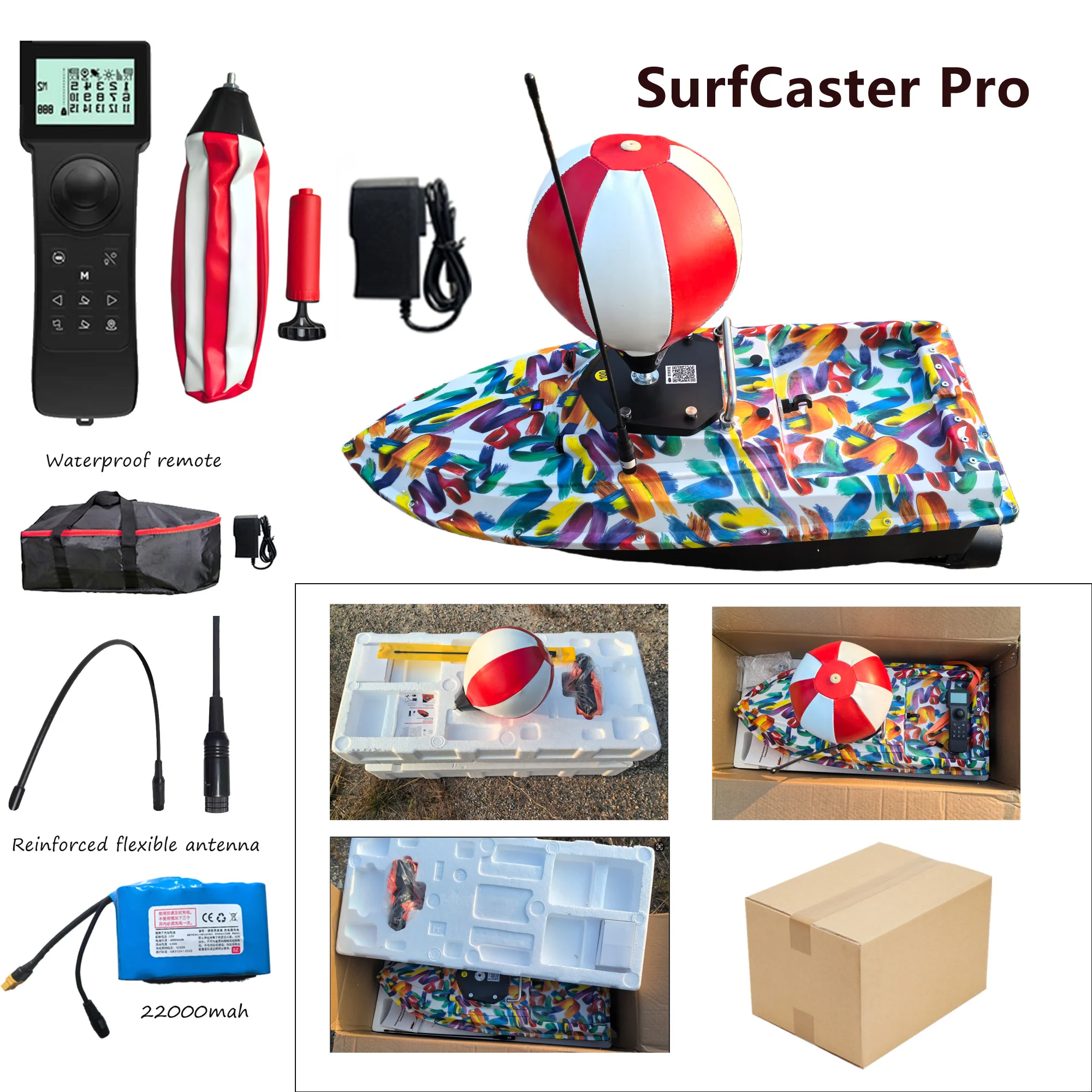 SurfCaster Pro – zdalnie stero – Fishing Boat Gps recenzja i cena