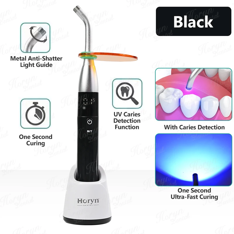 LED Draadloze Tandheelkundige Curing Light Lamp Machine Tandheelkunde Polymeriseren Hars Cure 5 s/3mm Lamp Licht Uitgeharde Tandheelkundige Orthodontie