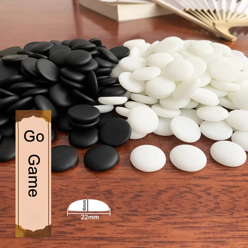 

Go Game Chess Set, Weiqi Board Game, 361 D2.2cm Melamine Chess Pieces, No Chessboard, Chinese Chess Game, Table Game, Wuziqi