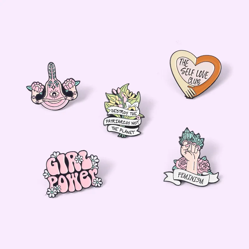 Feminism Enamel Pin…