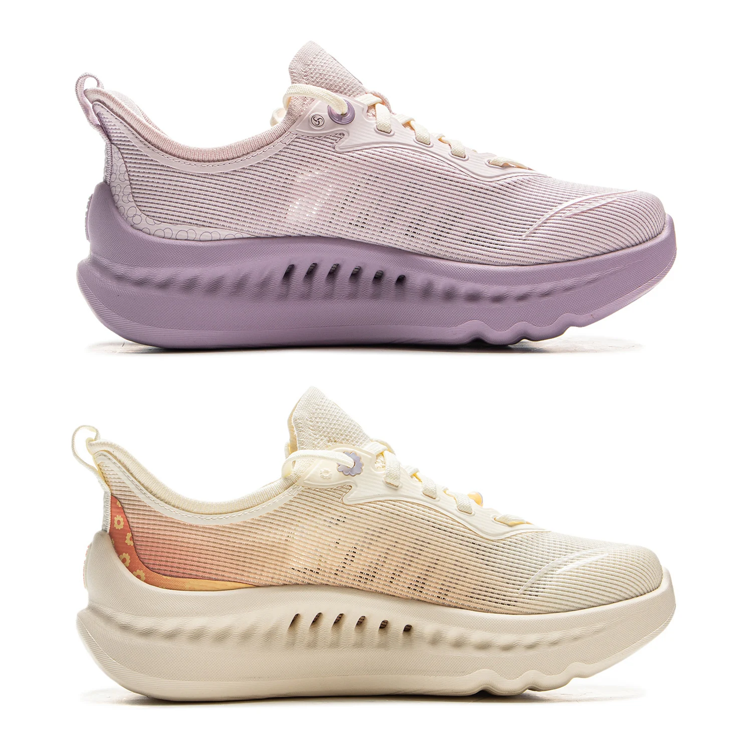 Li-Ning أحذية نسائية ناعمة رائعة 2 نمط الحياة COMFOAM MAX وسادة كول شل بطانة قابلة للتنفس أحذية رياضية كاجوال أنيقة AGLV010