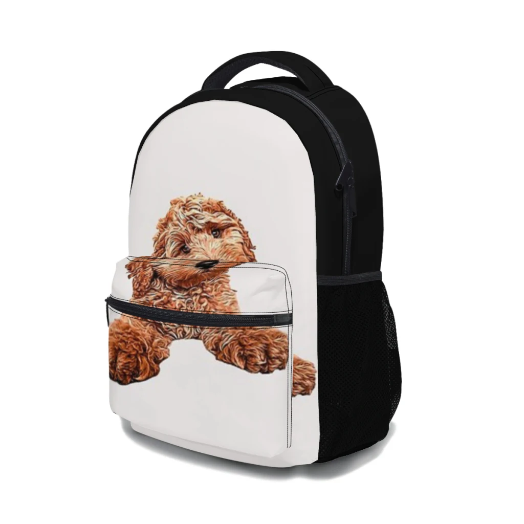 Cavapoo LabradreluckGoldendrelupMix-Sac à Dos d'Université Étanche de Grande Capacité pour Femme et Fille, 17 Pouces, Nouvelle Mode ﻿ ﻿