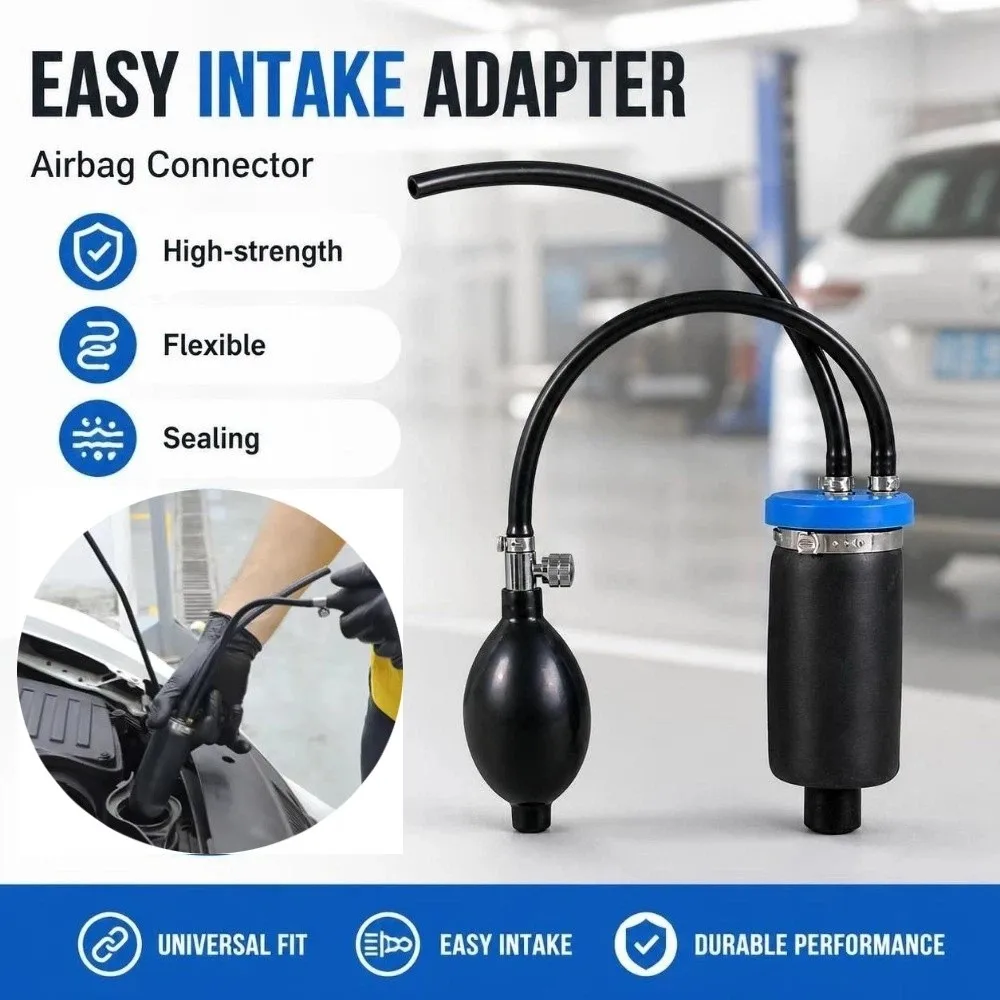 High-strength Smoky Leak Finder Device Silicone Universal Easy Intake Adapter Airbag Connector Flexible Auto Smoky Leak Finder