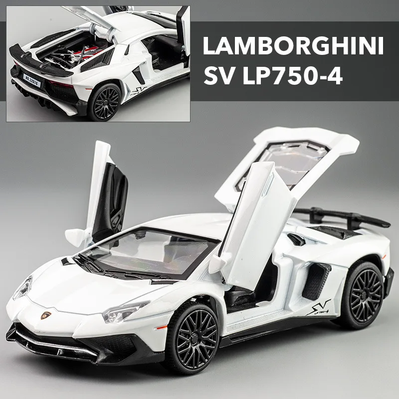 2024 Lambo Sports Car Alloy Car Model 1:32 children\'s Boy Toy simulazione Car Model Ornaments