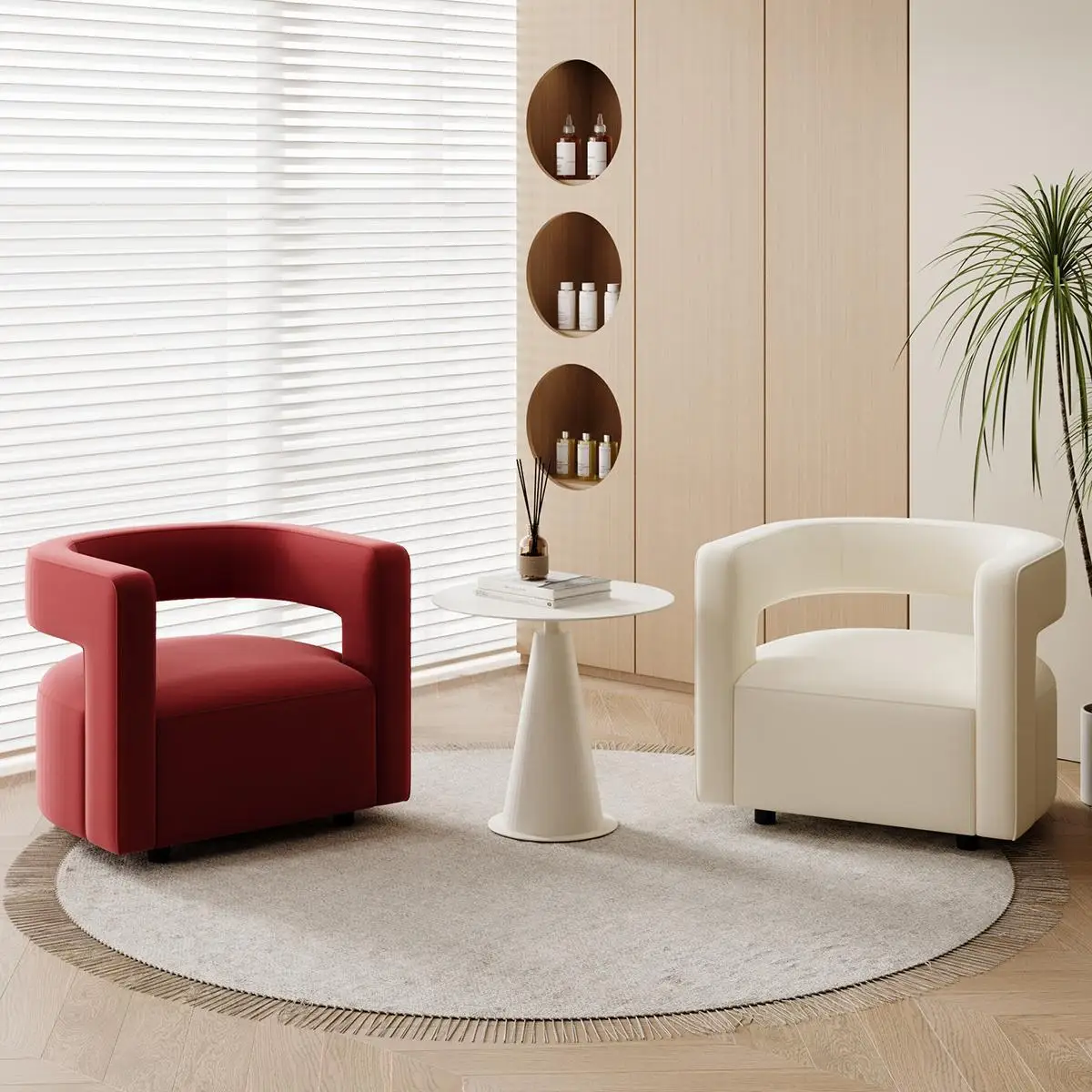 

Modern Simple Designer Study Cafe Beauty Salon Reception Meeting Guests Casual Fashion Single Chair Sofa