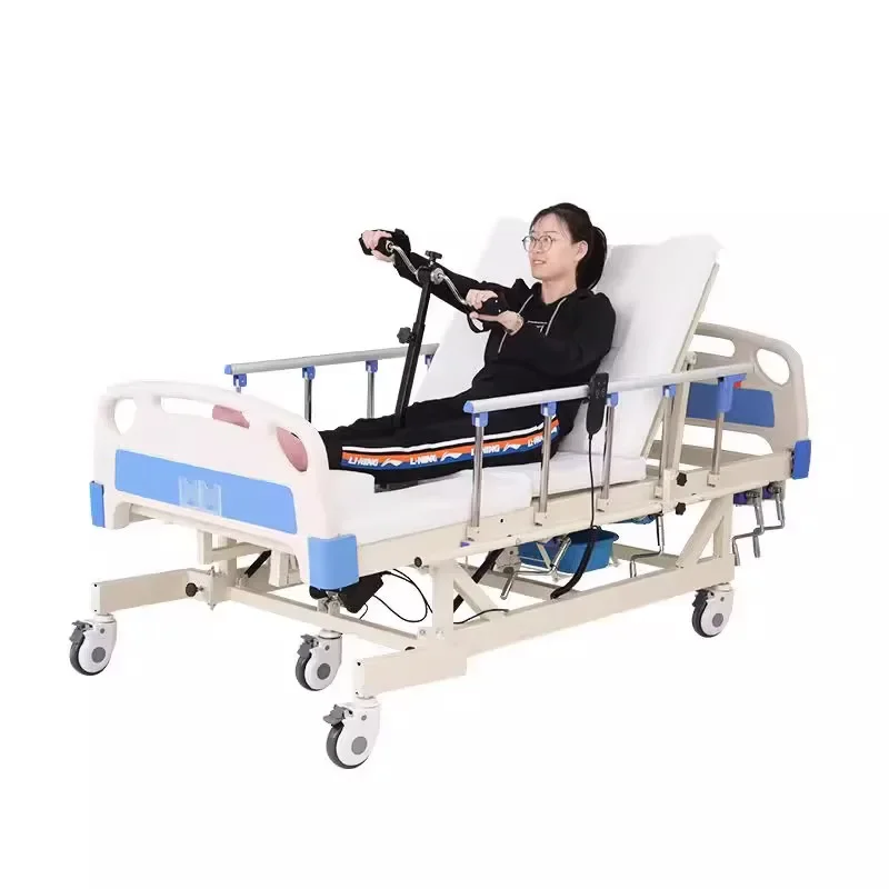 

Nursing bed Multifunctional electric standing turn over rehabilitation Home hospital bed Elderly stroke hemiplegia Stand up