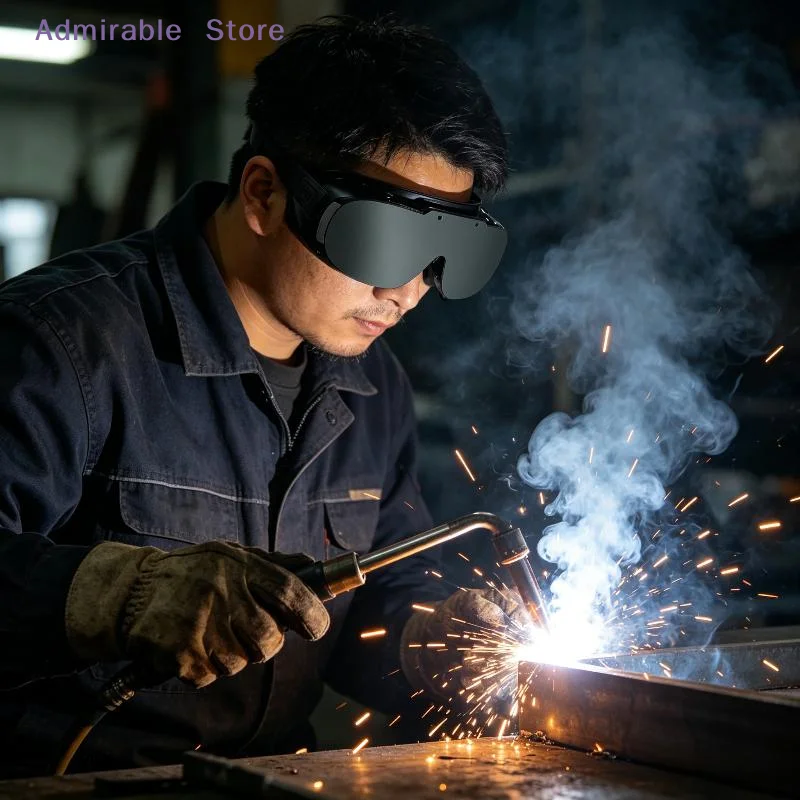 [W]Argon Arc Welding Protective Glasses Anti UV Anti Glare Safety Glasses for Gas Welding Machine Operators